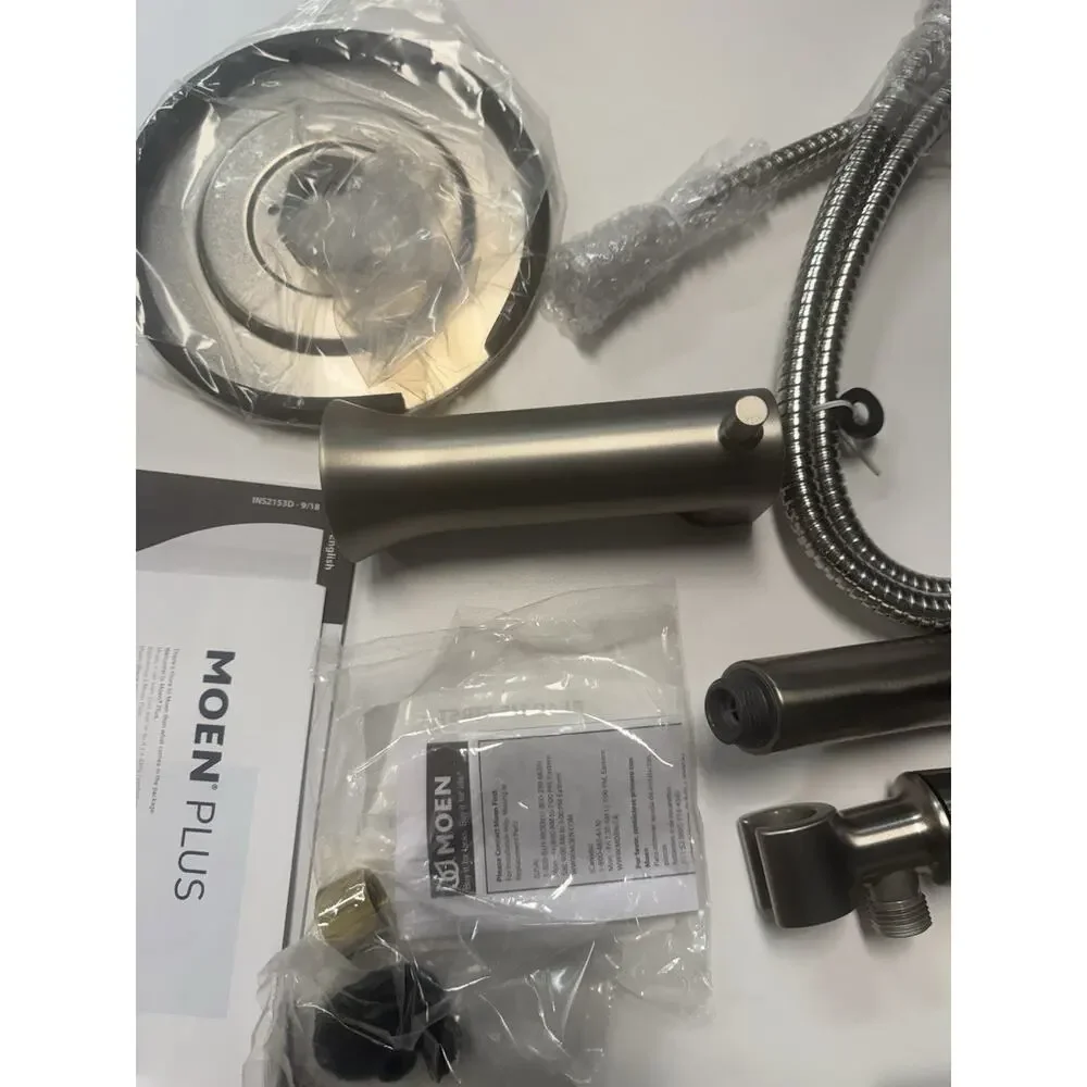 MOEN 82775BL Beric Tub & Shower Trim Posi-Temp Brushed Nickel W/Valve